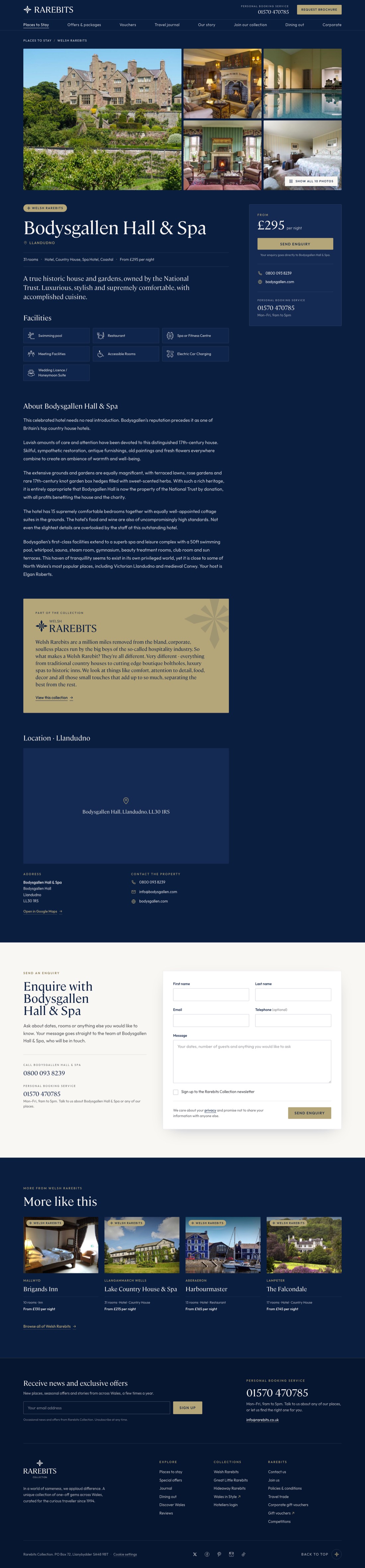 Property page, redesign, desktop