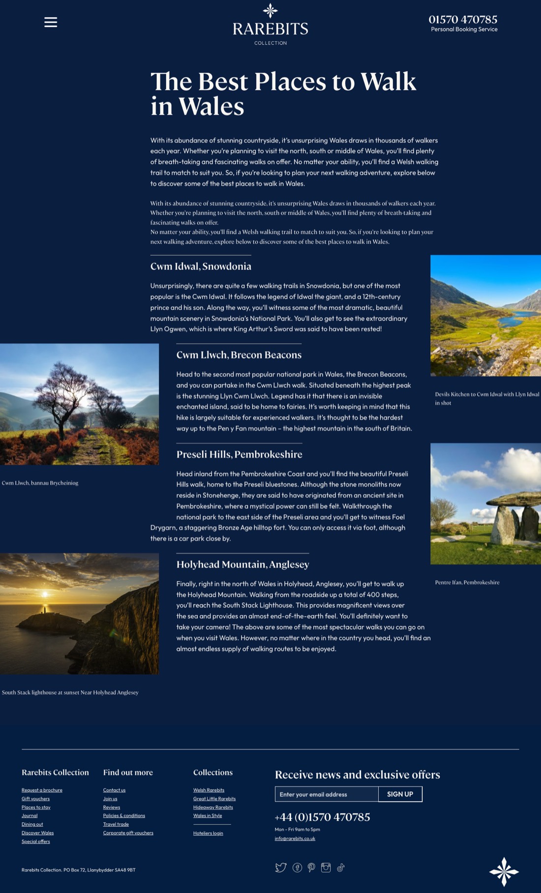 Journal article, live site, desktop